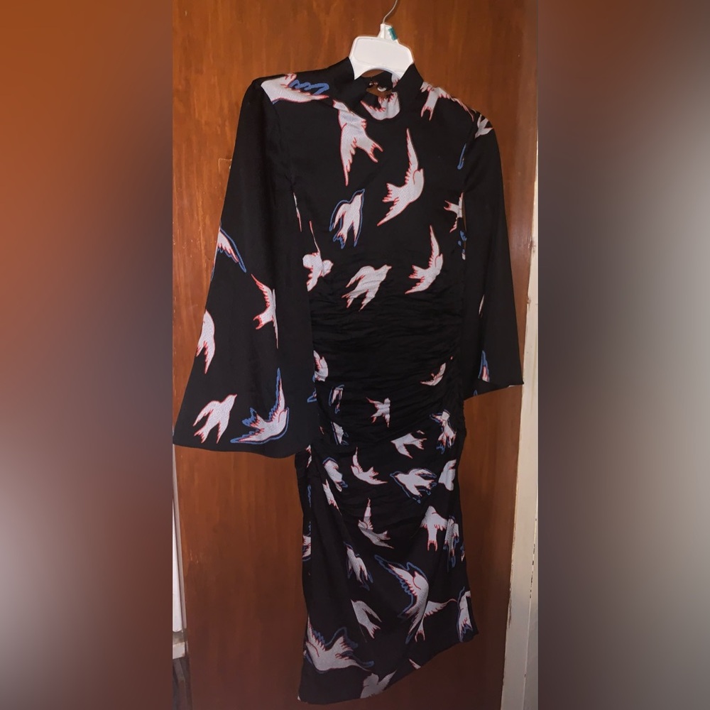 Anthropologie Tracey Reese Colombe Kimono Silk Dress size 2 $348